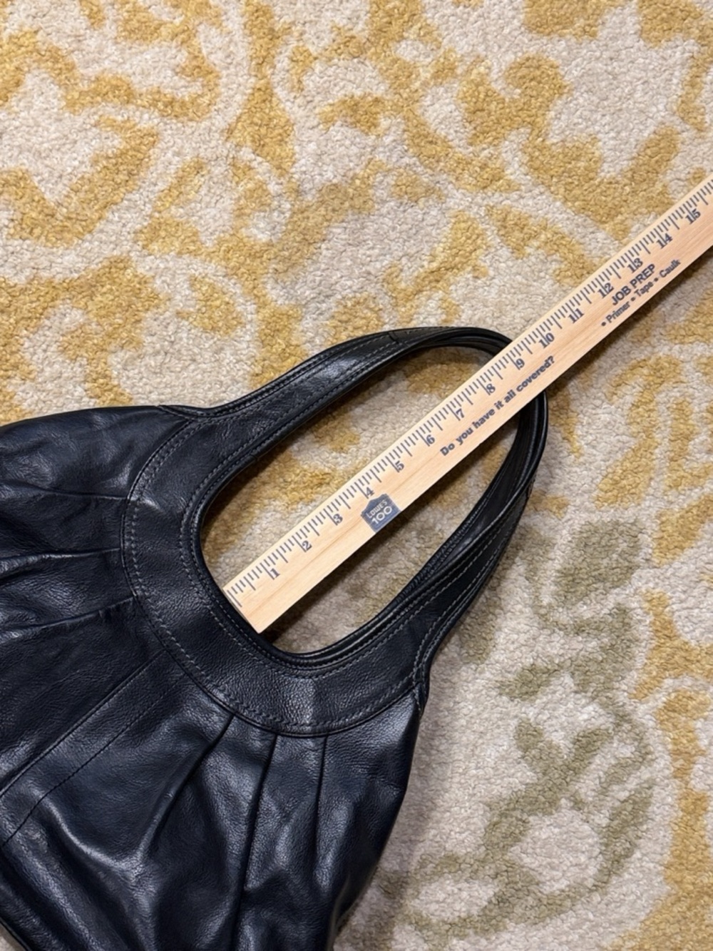 COACH Madison Pinnacle Black Leather Maggie Shoulder Bag 12248 - Picture 15 of 16